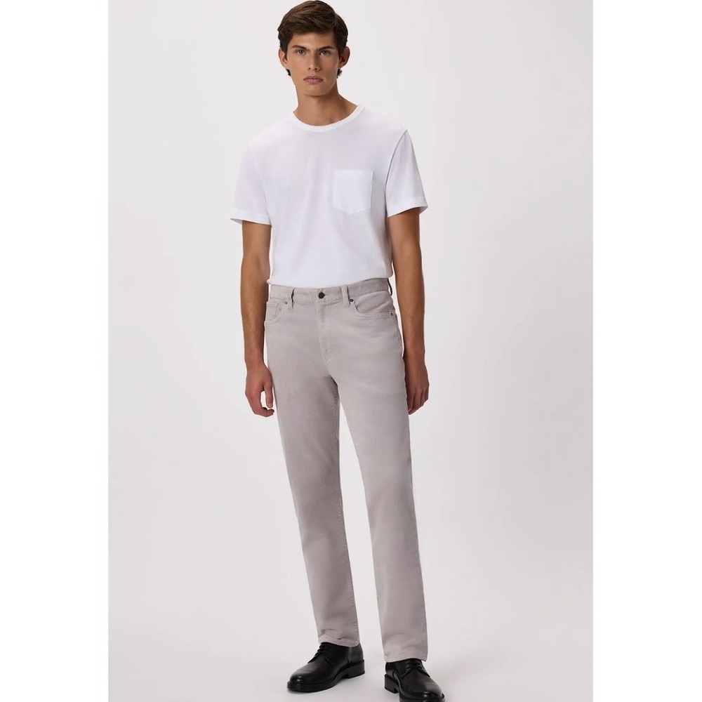 Quince Organic stretch Corduroy 5-Pocket Pants Granite Gray Straight Leg 32x30